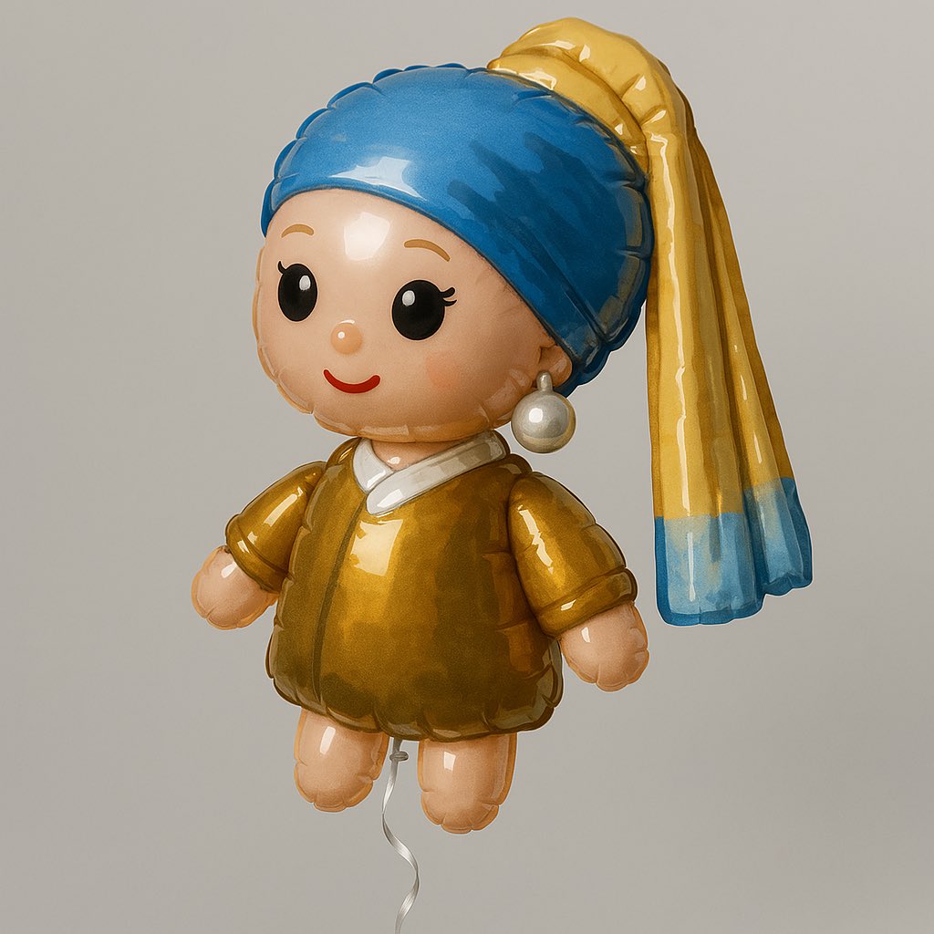 Art Style: 气球名画 (Example 9)