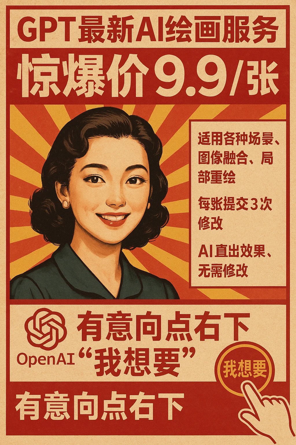 Retro Promotional Poster