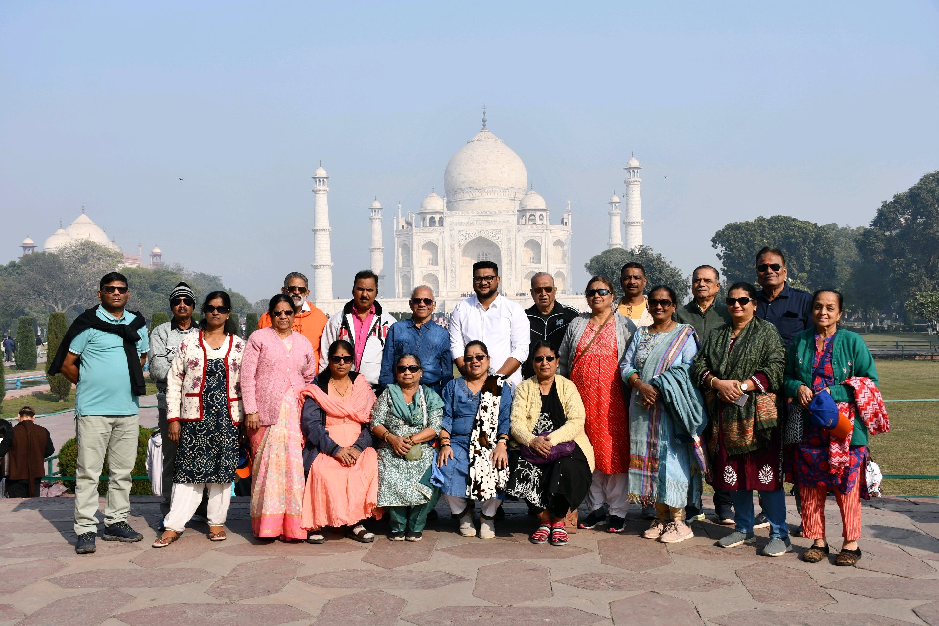 At the Taj Mahal