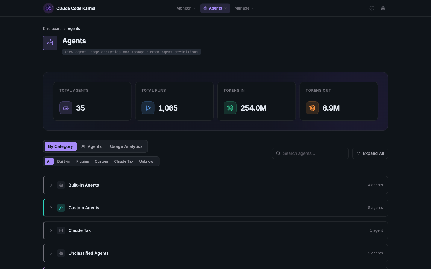 Agents Browser