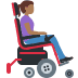 :woman_in_motorized_wheelchair_facing_right_tone4: