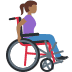 :woman_in_manual_wheelchair_facing_right_tone4: