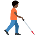 :person_with_white_cane_facing_right_tone5: