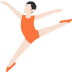 Ballet dancer: light skin tone