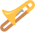 trombone rendered in Twemoji