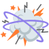 fight cloud rendered in Twemoji