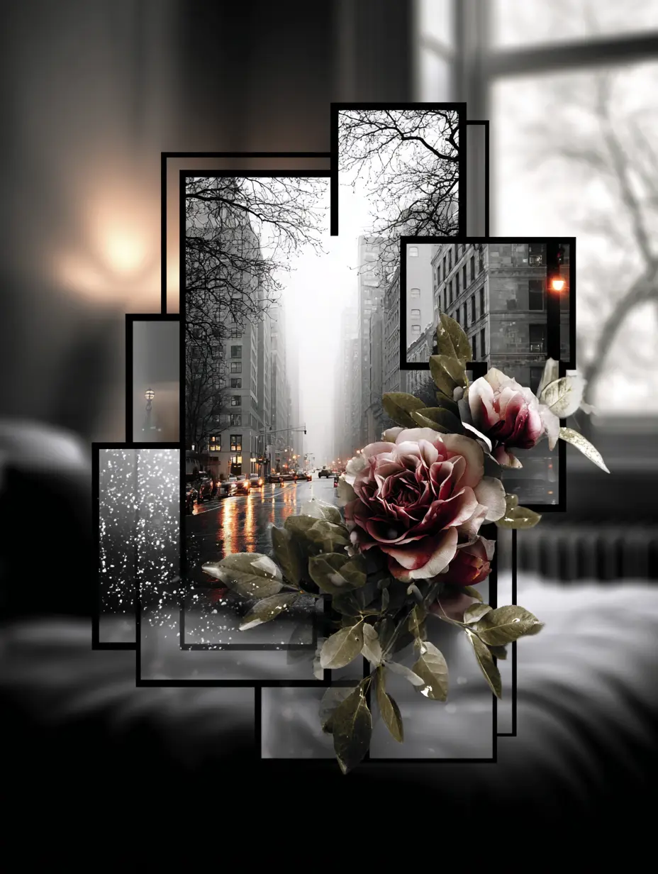 Коллаж — обложка и контент