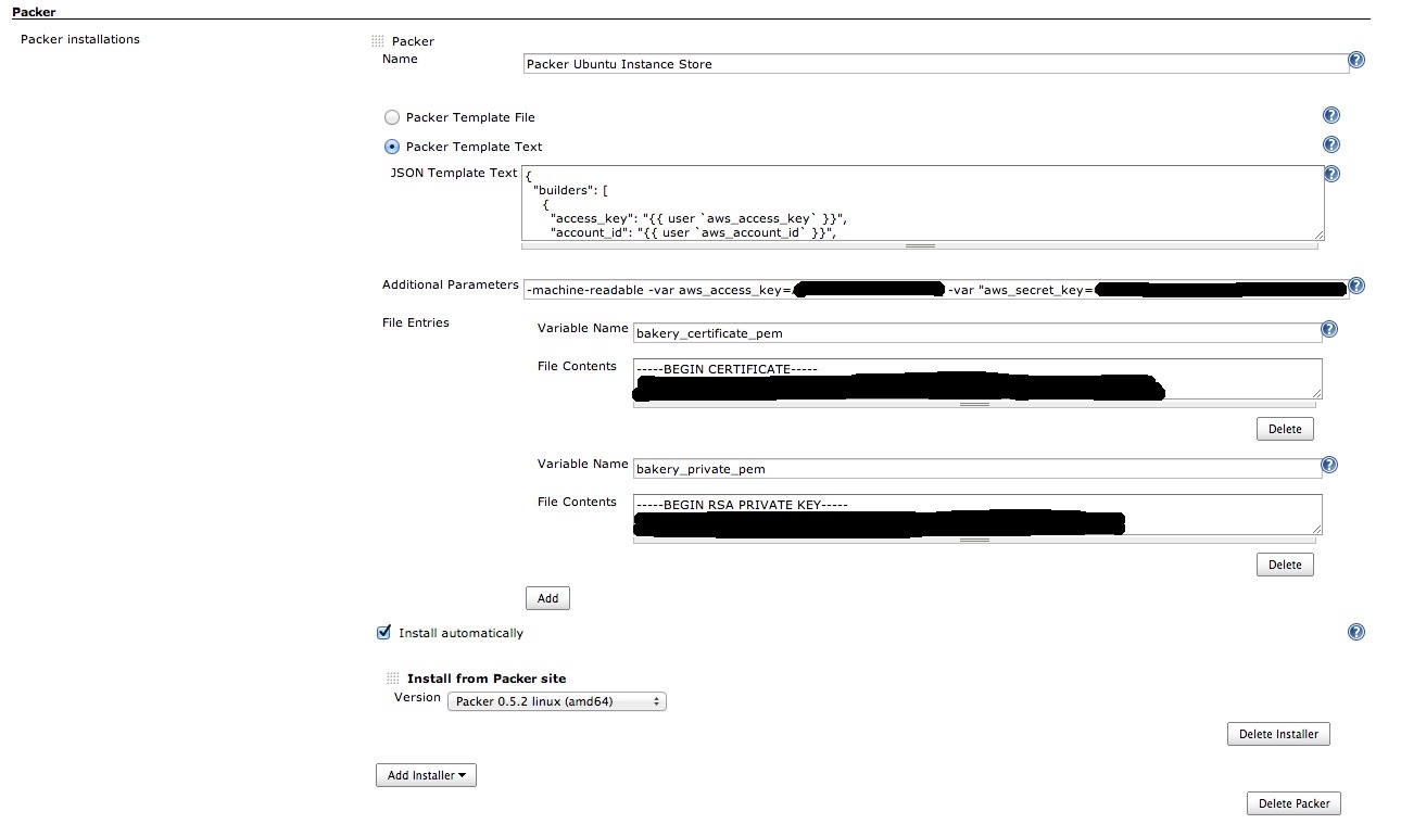 Packer Jenkins Plugin
