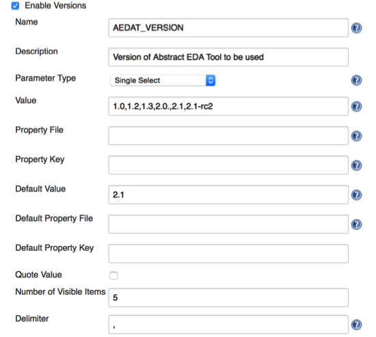 Tool Version Configuration