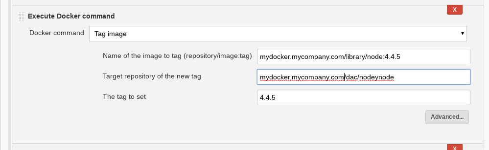 docker tag