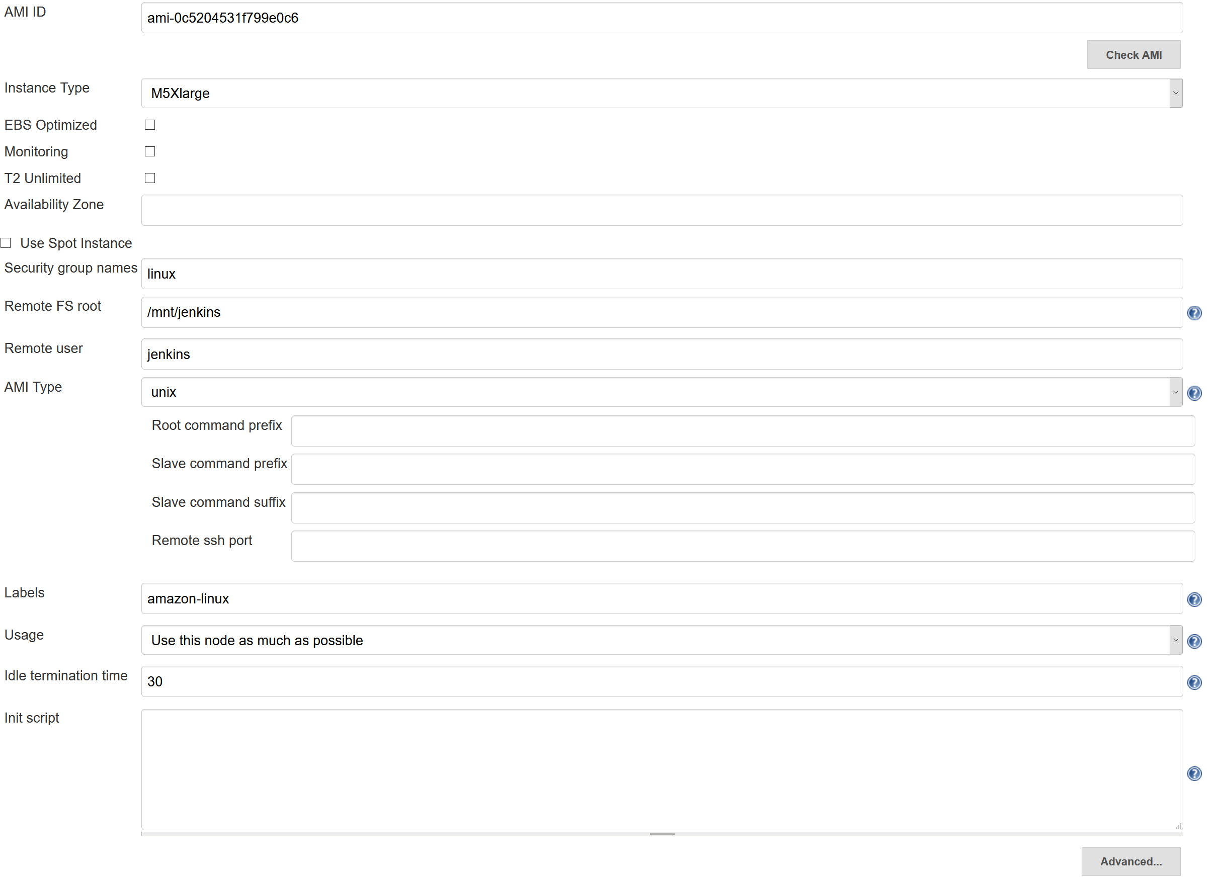 Amazon EC2 | Jenkins plugin