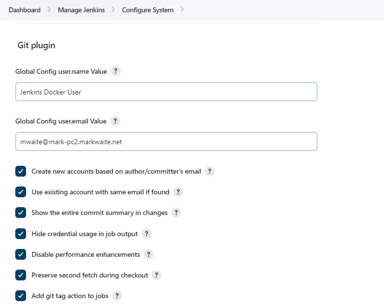 Git | Jenkins plugin