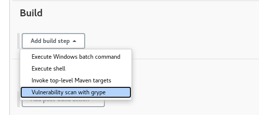 Grype plugin