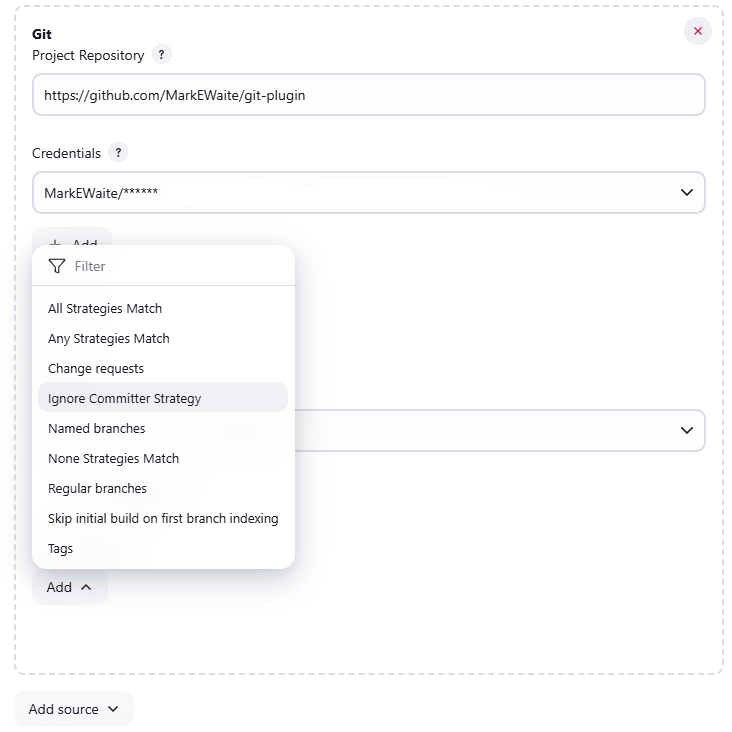 Adding build strategy
