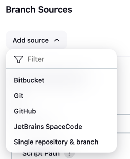 Adding JetBrains SpaceCode Branch Source