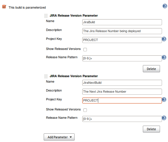 version-parameters