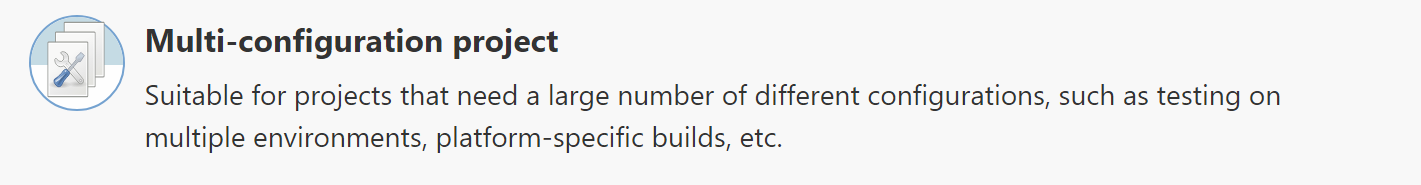 Muti-configuration Project