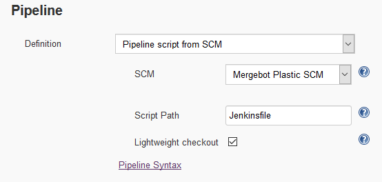 Pipeline script from SCM