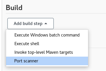 Port scanner plugin