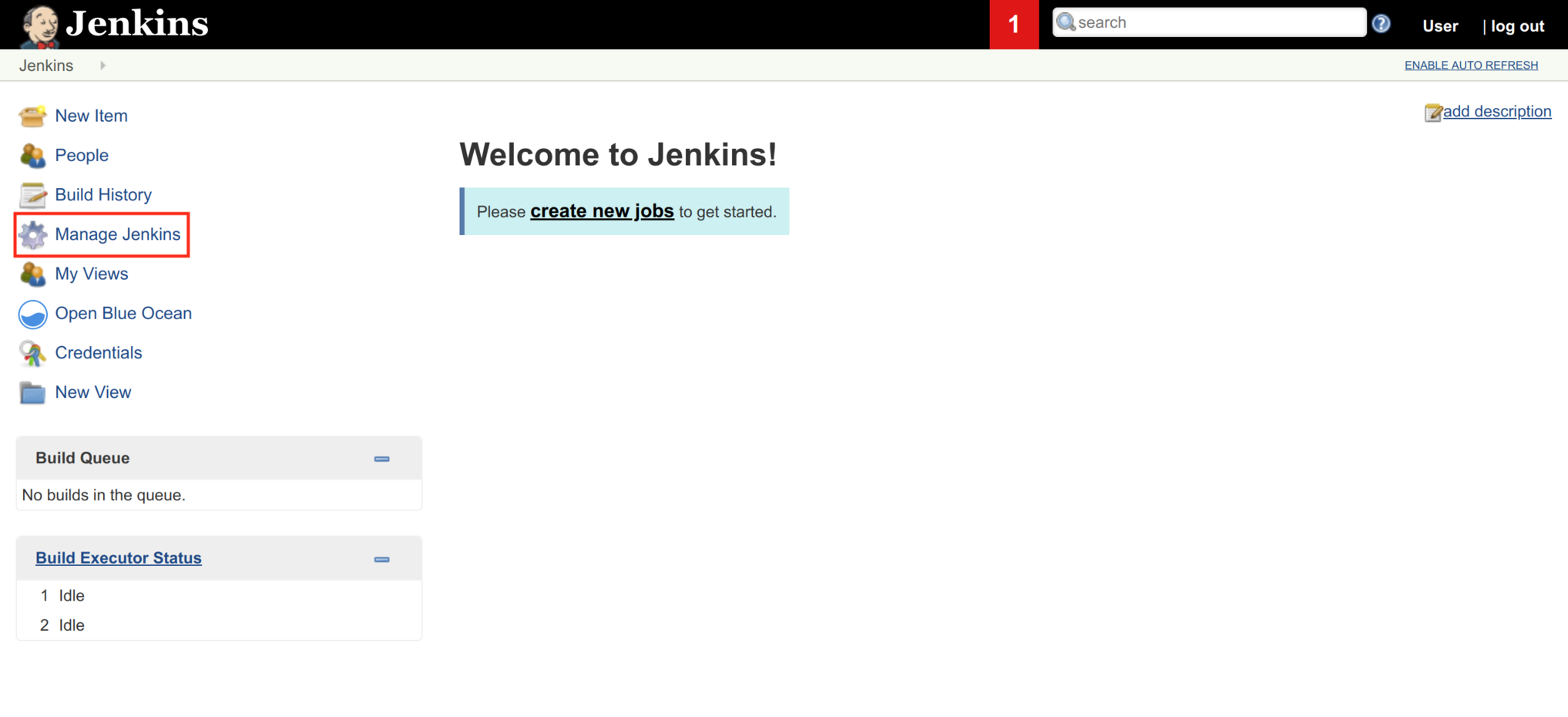Manage Jenkins