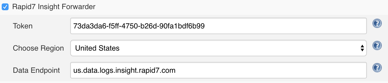 Rapid7 Insight Forwarder Configuration