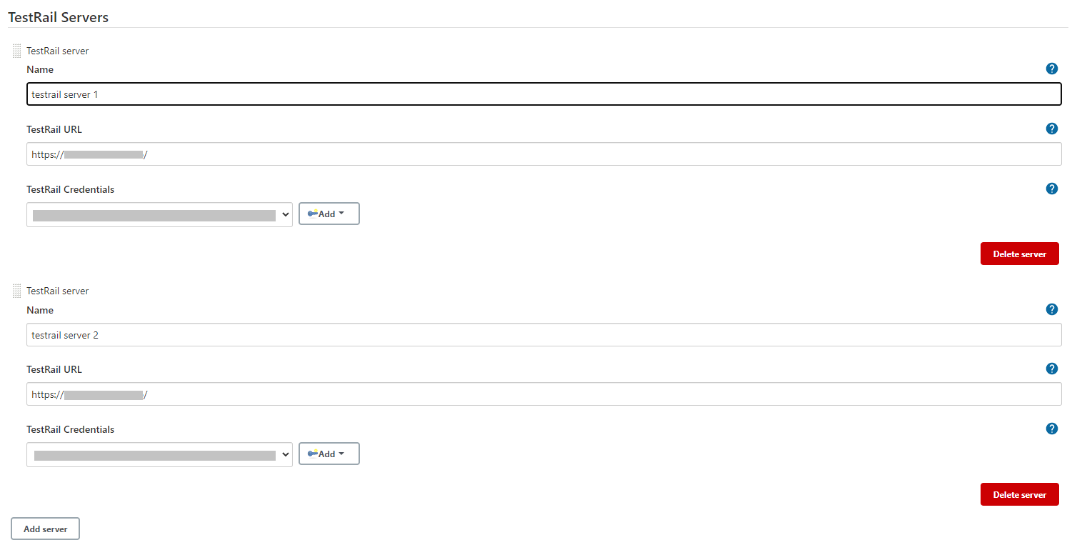 Jenkins plugin config