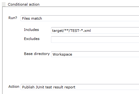 Only publish junit reports if we have some result files