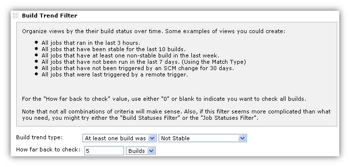 View Job Filters | Jenkins plugin