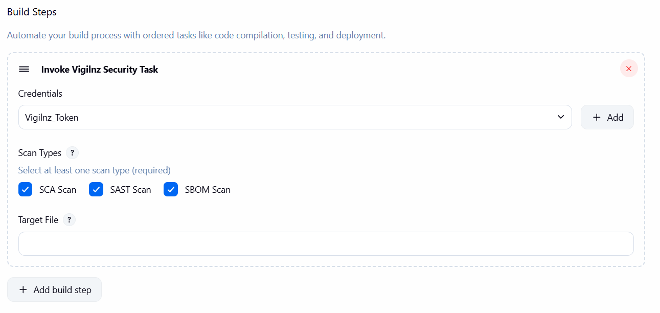 Freestyle job configuration