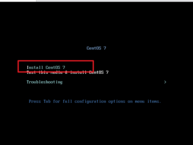 install centos7