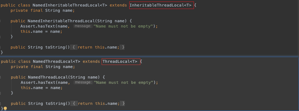 NamedInheritableThreadLocal 与 NamedInheritableThreadLocal