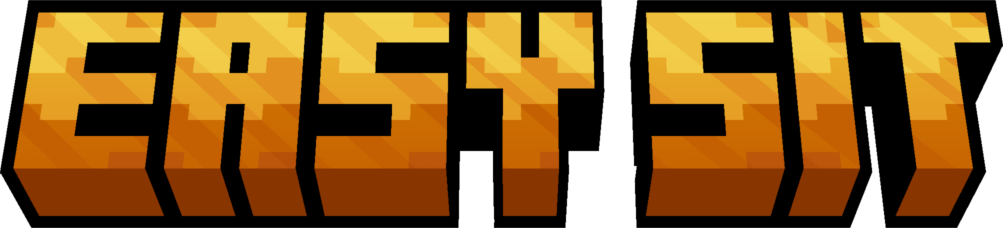 easy sit datapack/mod title image minecraft