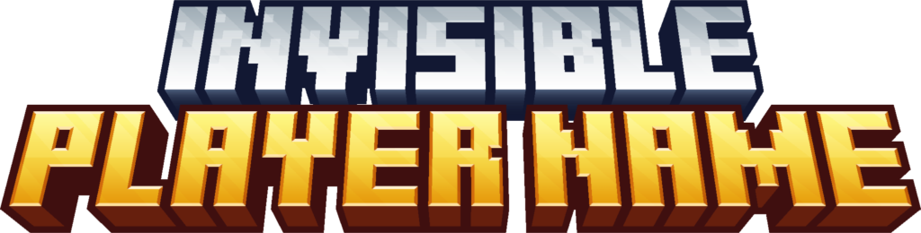 invisible player name datapack/mod title image minecraft