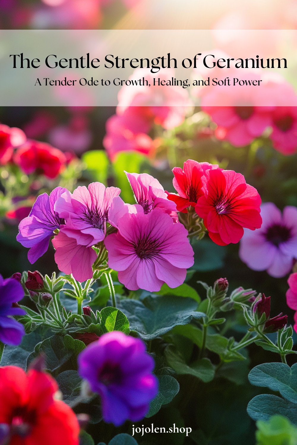 The Gentle Strength of Geranium: A Poetic Journey of Growth and Healing