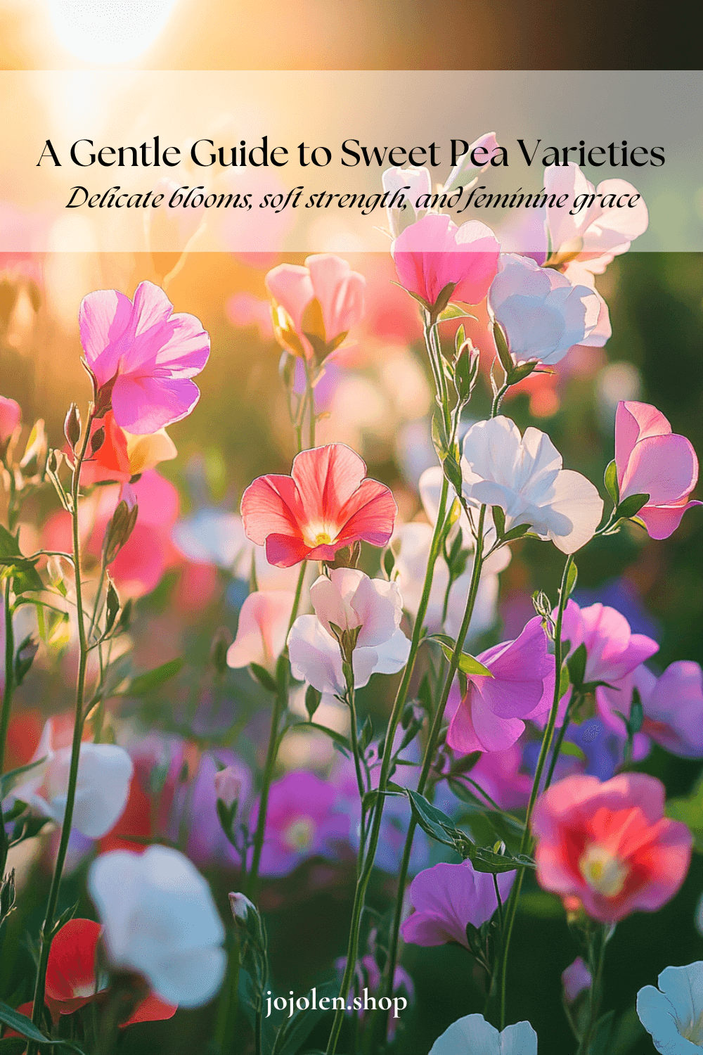 A Gentle Guide to Sweet Pea Varieties