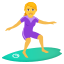 Эмодзи 🏄‍♀️ JoyPixels