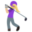 Эмодзи 🏌🏼‍♀️ JoyPixels