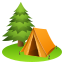 Эмодзи 🏕️ JoyPixels