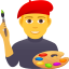 Эмодзи 👨‍🎨 JoyPixels
