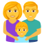 Эмодзи 👨‍👩‍👦 JoyPixels