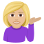 Эмодзи 💁🏼‍♀️ JoyPixels