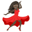 Эмодзи 💃🏿 JoyPixels