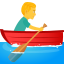 Эмодзи 🚣‍♂️ JoyPixels