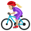 Эмодзи 🚴🏼‍♀️ JoyPixels