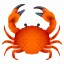 Эмодзи 🦀 JoyPixels