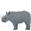 Эмодзи 🦏 JoyPixels