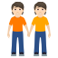 Эмодзи 🧑🏻‍🤝‍🧑🏻 JoyPixels