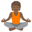 Эмодзи 🧘🏾 JoyPixels