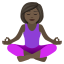 Эмодзи 🧘🏿‍♀️ JoyPixels