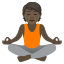 Эмодзи 🧘🏿 JoyPixels